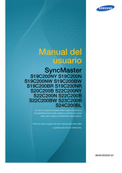 Samsung SyncMaster S19C200BR Manual Del Usuario