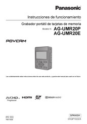 Panasonic POVCAM AG-UMR20P Instrucciones De Funcionamiento