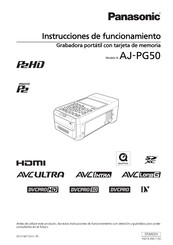 Panasonic AJ-PG50 Instrucciones De Funcionamiento