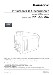 Panasonic AK-UB300G Instrucciones De Funcionamiento