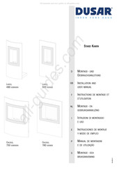 Dusar CALIDUS Serie Instrucciones De Montaje