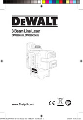 DeWalt DW089CG-XJ Manual Del Usuario