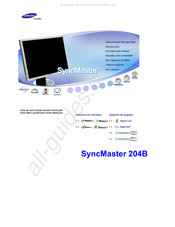 Samsung SyncMaster 204B Manual