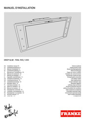 Franke DROP SLIM FDSL 900 Manual De Instalación