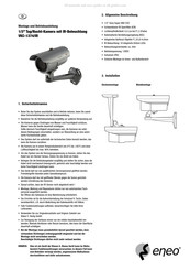 Eneo VKC-1374/IR Instrucciones De Manejo E Instalación