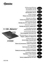 Bartscher A122302 Instrucciones De Uso