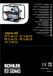 Kohler AQUALINE TR 2.36 C5 Manual De Utilización Y Mantenimiento