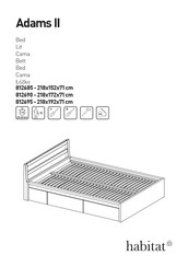 Habitat Adams II 812685 Instrucciones De Montaje