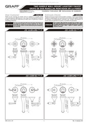 GRAFF CANTERBURY COLLECTION 2530-C2-T Serie Instrucciones De Instalación