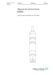 Endress+Hauser CCS51 Manual De Instrucciones