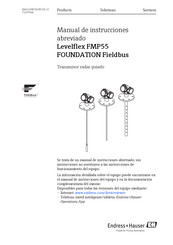 Endress+Hauser Levelflex FMP51 Manual De Instrucciones Abreviado