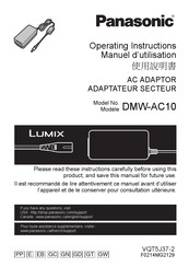 Panasonic DMW-AC10 Instrucciones De Funcionamiento