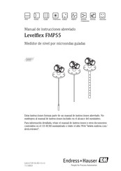 Endress+Hauser Levelflex FMP55 PROFIBUS PA Manual De Instrucciones Abreviado