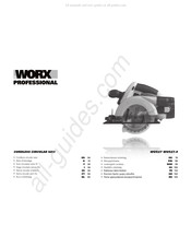 Worx Professional WU527 Manual Del Usuario