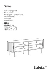 Habitat Yves 825028 Instrucciones De Montaje