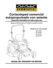 Cub Cadet 53CB5FJZ750 Manual Del Operador Y De Servicio