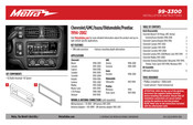 Metra 99-3300 Instrucciones De Instalación