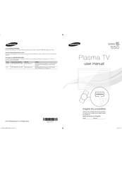 Samsung PN64D550 Manual Del Usuario