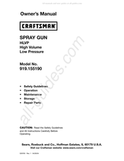 Craftsman HLVP 919.155190 Manual Del Usuario