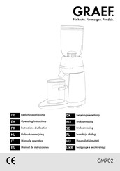 Graef CM 702 Manual De Instrucciones