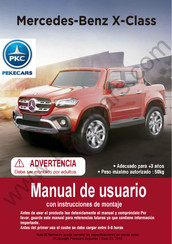 Pekecars Mercedes-Benz X-Class Manual Del Usuario