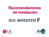 LG MEGA INVERTER V Recomendaciones De Instalación