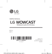 LG WOWCAST WTP3 Manual Simplificado