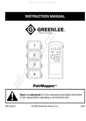 Textron Company GREENLEE PairMapper Manual De Instrucciones