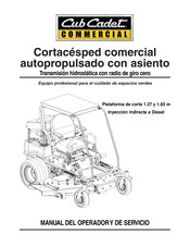 Cub Cadet Commercial 53AB5JEX750 Manual Del Operador Y De Servicio