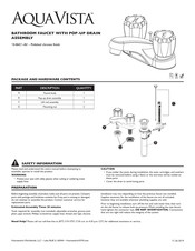 AQUAVISTA 10-B421-AV Instrucciones De Montaje