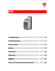 CARLO GAVAZZI RSGT Guía De Resolución De Problemas