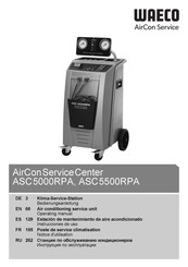 Waeco AirConService ASC5500RPA Instrucciones De Uso