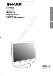 Sharp IT-23M1U Manual De Funcionamiento