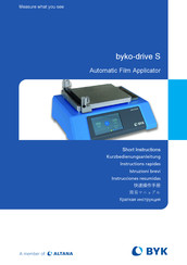 Altana BYK byko-drive S Instrucciones Resumidas