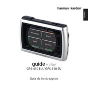 Harman Kardon guide + play GPS-410 EU Guia De Inicio Rapido