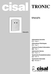 Cisal TRONIC TN00271 Información Técnica