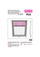 Velux PDA Instrucciones De Instalación