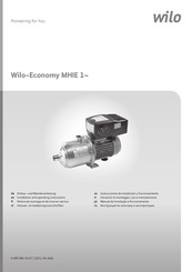 Wilo Wilo-Economy MHIE 1 Instrucciones De Instalación Y Funcionamiento