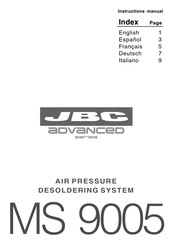 jbc ADVANCED MS 9005 Manual Del Usuario