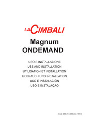 Cimbali Magnum ONDEMAND Uso E Instalacion