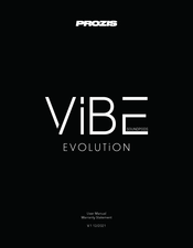 PROZIS VIBE EVOLUTION Manual Del Usuario