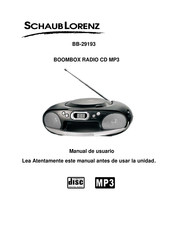 Schaub Lorenz BB-29193 Manual Del Usuario