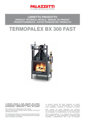 Palazzetti TERMOPALEX BX 300 FAST Datos Técnicos