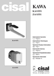 Cisal KAWA KA00551 Información Técnica