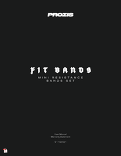 PROZIS FIT BANDS Manual Del Usuario