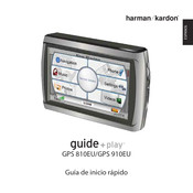 Harman Kardon guide + play GPS 910EU Guia De Inicio Rapido