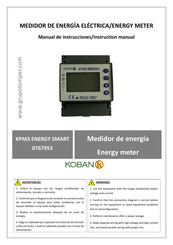 koban KPM3 ENERGY SMART Manual De Instrucciones