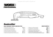 Worx Professional Sonicrafter WU670 Traducción De Las Instrucciones Originales