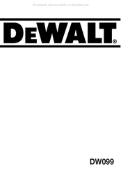 DeWalt DW099 Manual