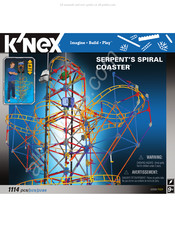 K'Nex SERPENT'S SPIRAL COASTER Manual Del Usuario